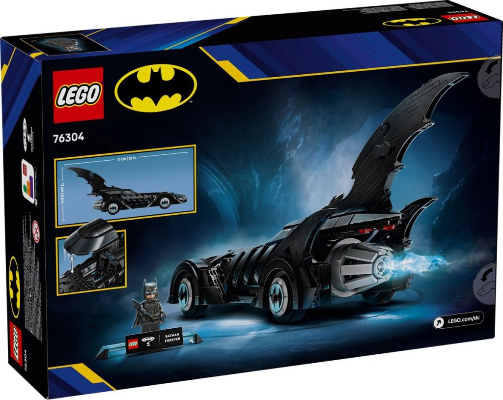 LEGO 76304 Batman Forever Batmobil kommt im August: Offizielle Bilder