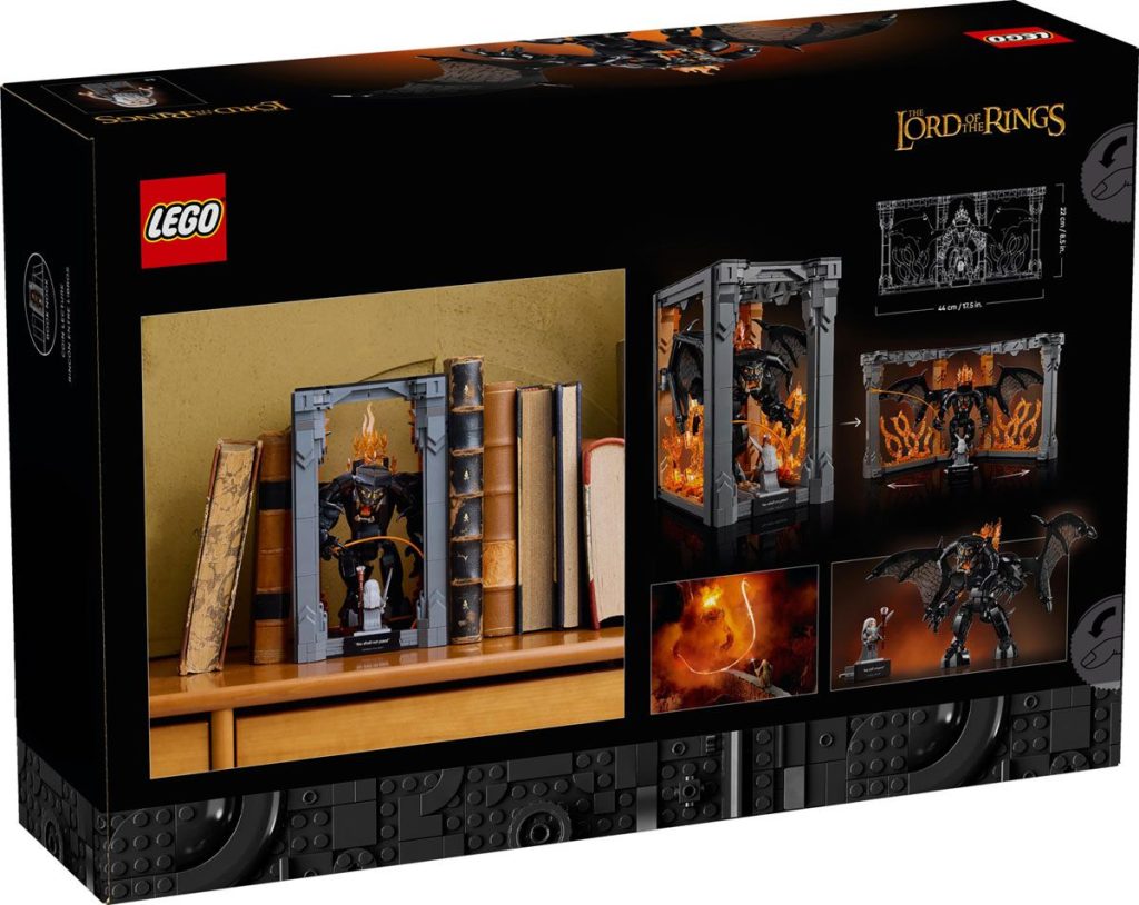 LEGO Icons 10367 Herr der Ringe Balrog: Neues Book Nook vorgestellt
