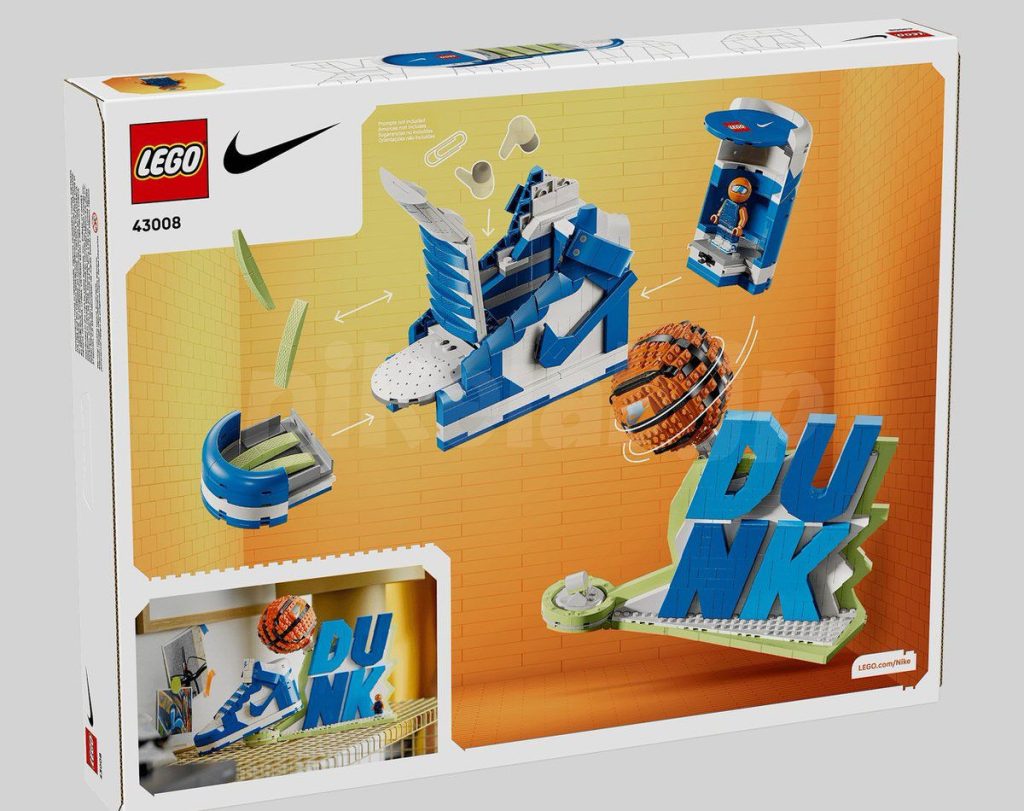LEGO NIKE 43008 Dunk: Offizielle Set-Bilder und Minifigur