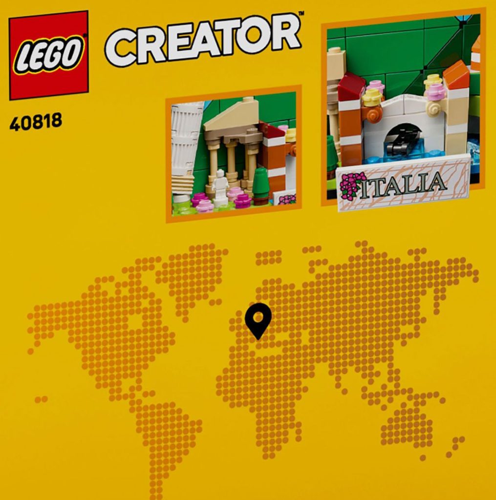 LEGO Postkarte 40818 aus Italien