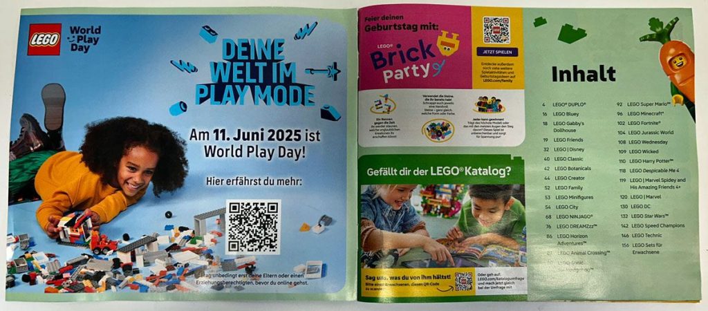 Neuer LEGO Katalog Juni bis Dezember 2025