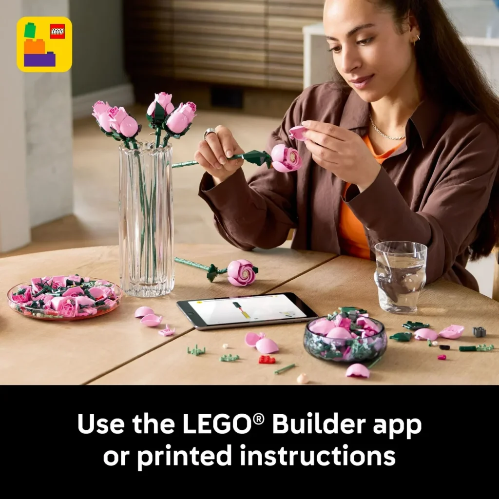 LEGO Botanicals 10374 Pink Rose Bouquet: Erste Bilder zur Oktober-Neuheit