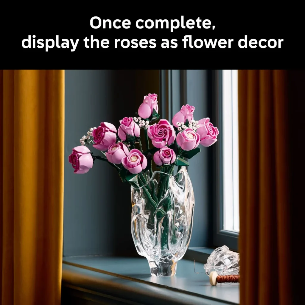 LEGO Botanicals 10374 Pink Rose Bouquet: Erste Bilder zur Oktober-Neuheit