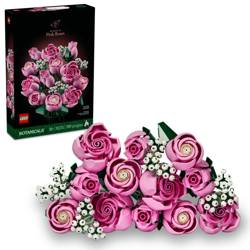 LEGO Botanicals 10374 Pink Rose Bouquet: Erste Bilder zur Oktober-Neuheit