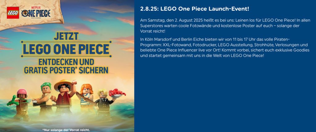 Smyths Toys: LEGO One Piece Launch-Event