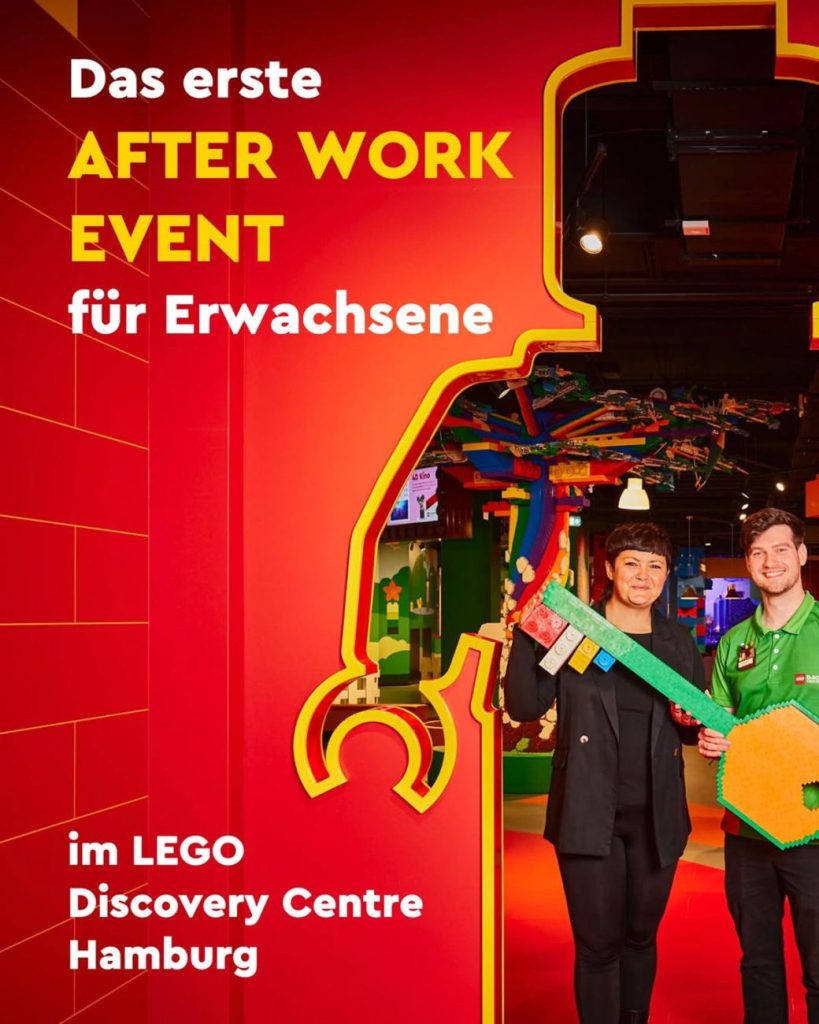 After Work Event für Erwachsene im LEGO Discovery Centre Hamburg