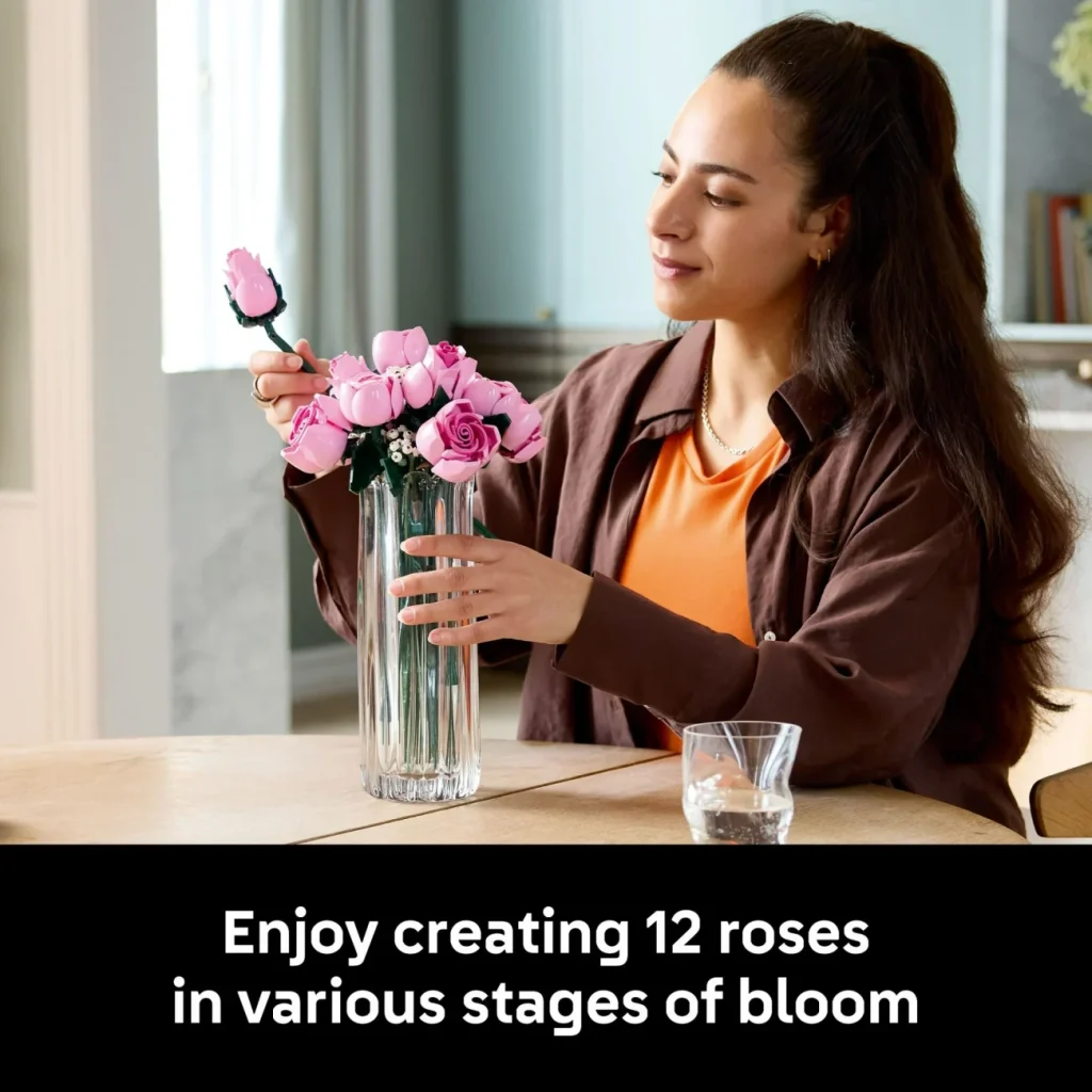 LEGO Botanicals 10374 Pink Rose Bouquet: Erste Bilder zur Oktober-Neuheit