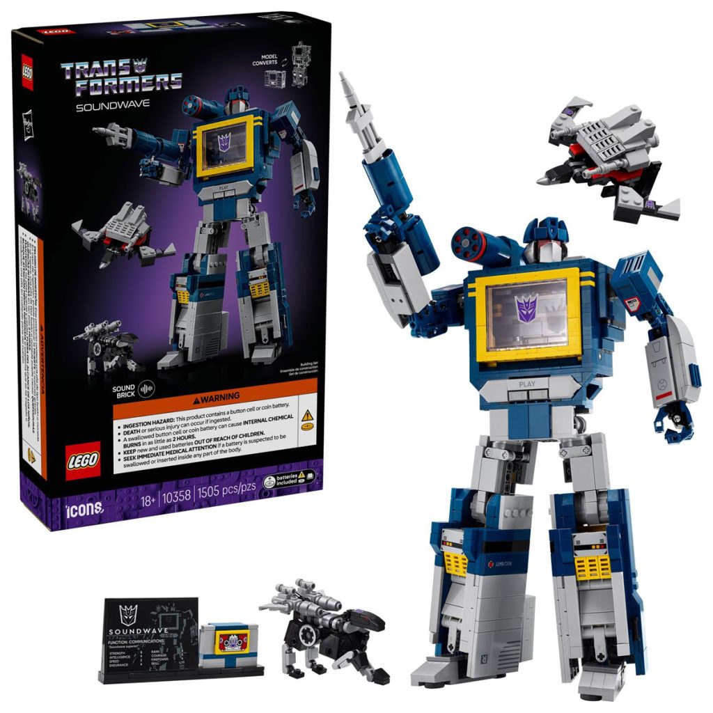 LEGO Icons 10358 Transformers Soundwave