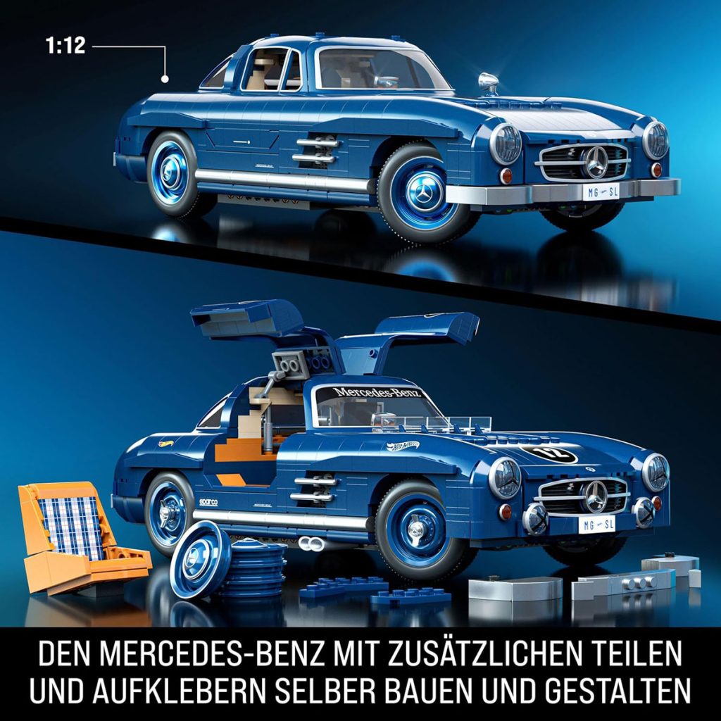 Mattel Brick Shop Top-Set Mercedes 300 SL wieder lieferbar