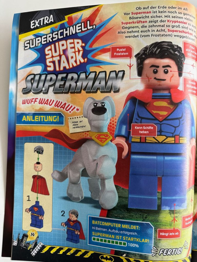 Superman Tin-Boxen im neuen LEGO Batman Magazin