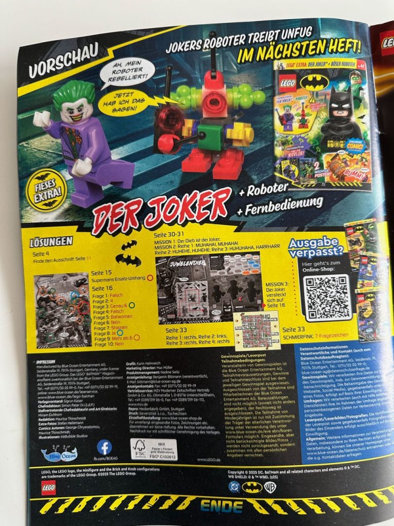 Superman Tin-Boxen im neuen LEGO Batman Magazin