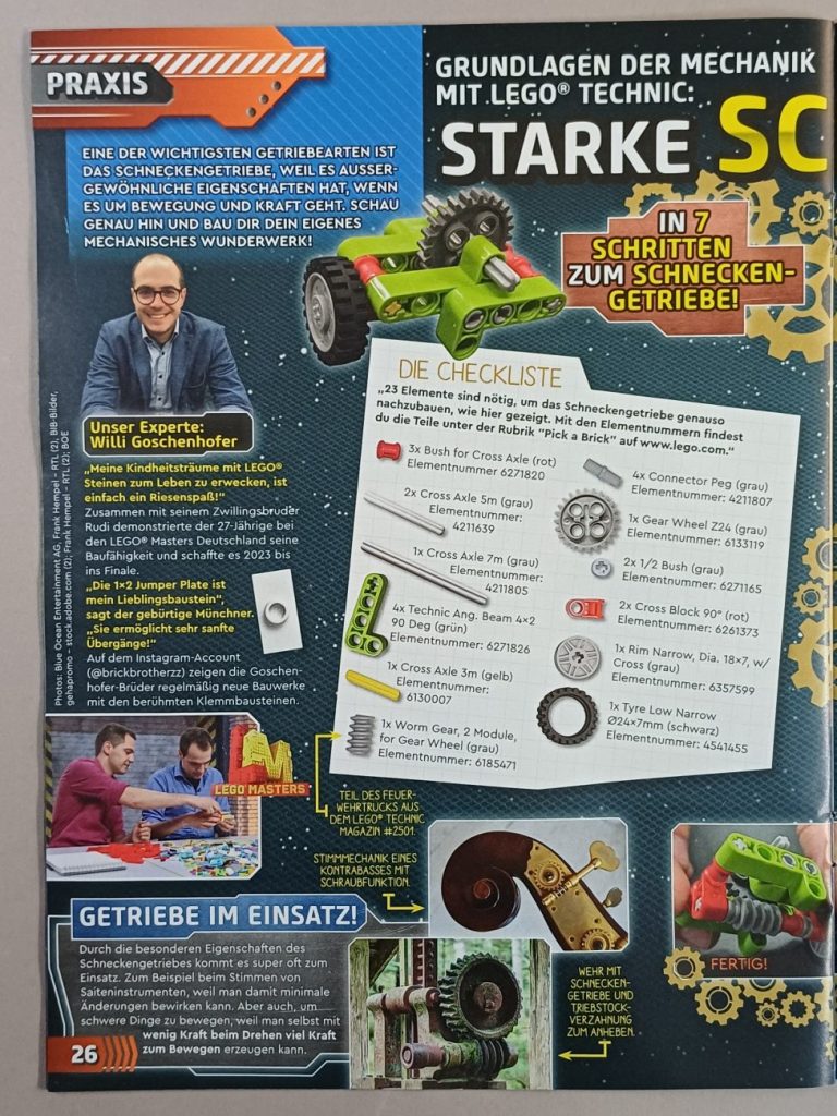 LEGO Technic Magazin 8