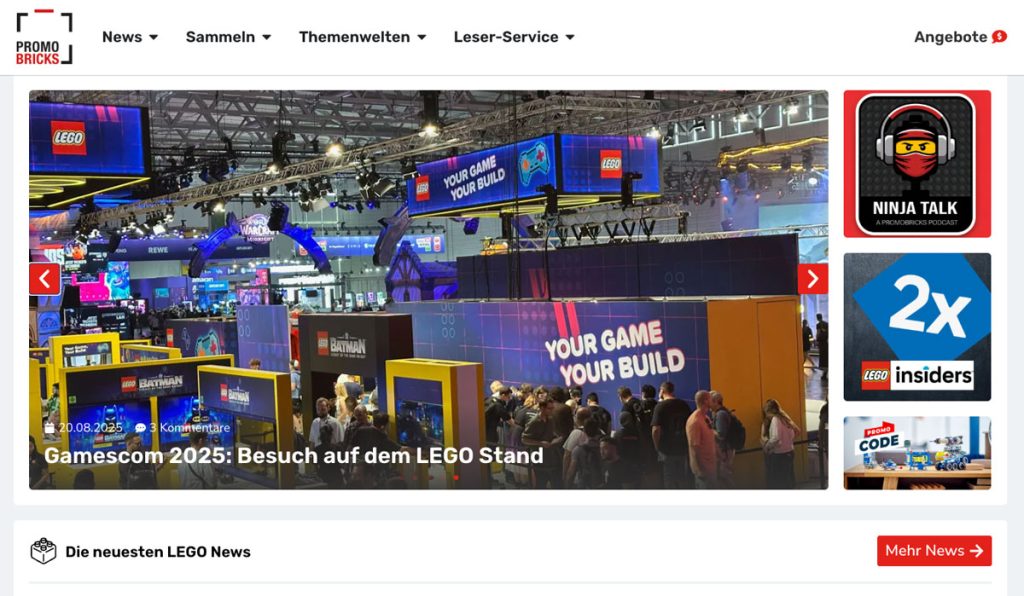 Neues bei PROMOBRICKS