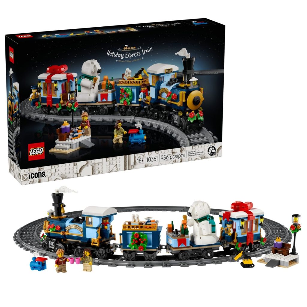 LEGO Icons 10361 Weihnachtsexpress mit 3D-Modell & Family Christmas Tree offiziell vorgestellt!