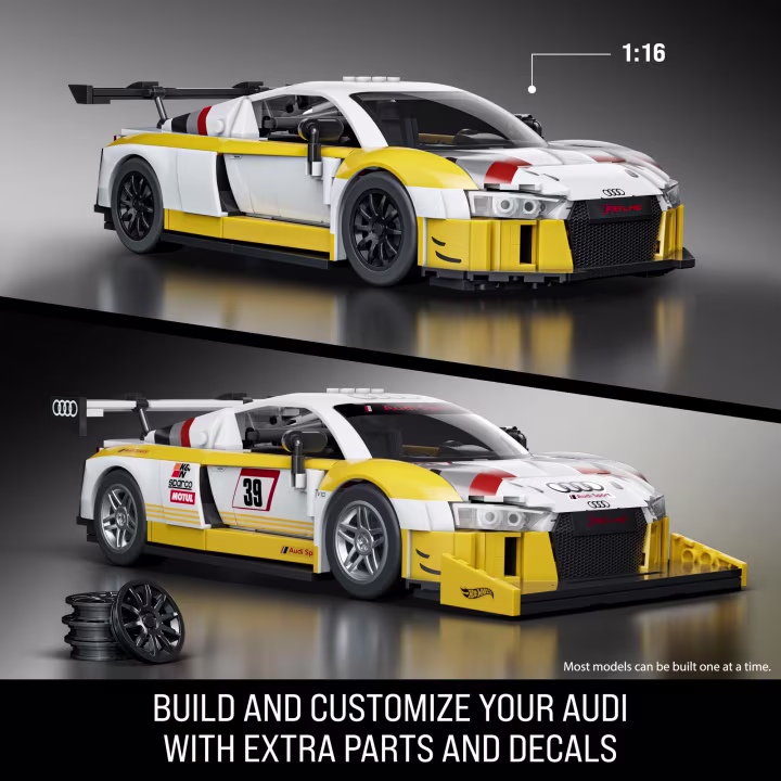 Mattel Brick Shop Hot Wheels: Audi Avant RS2 & Audi R8 LMS ab November erhältlich!