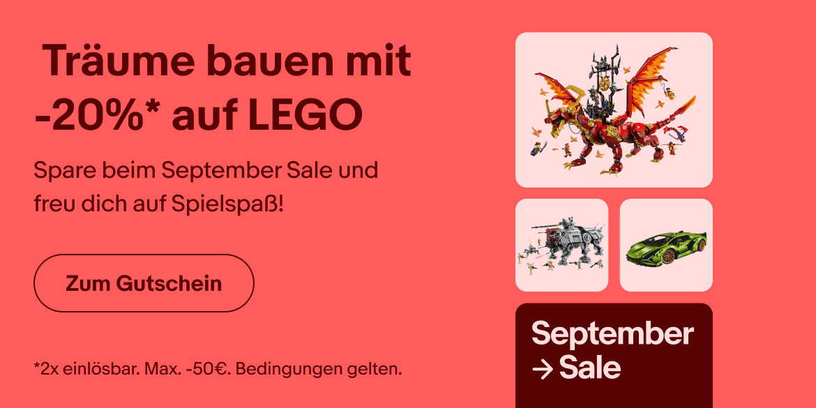 eBay September Sale LEGO 2025