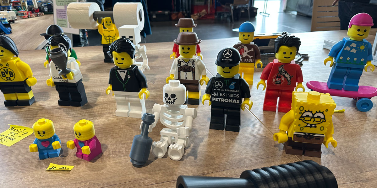 LEGO Figuren aus dem 3D-Drucker