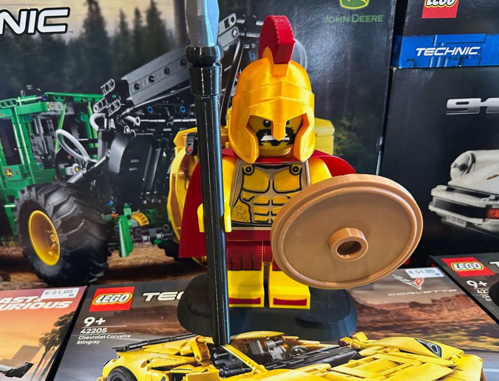 3D‑gedruckten LEGO‑Figuren