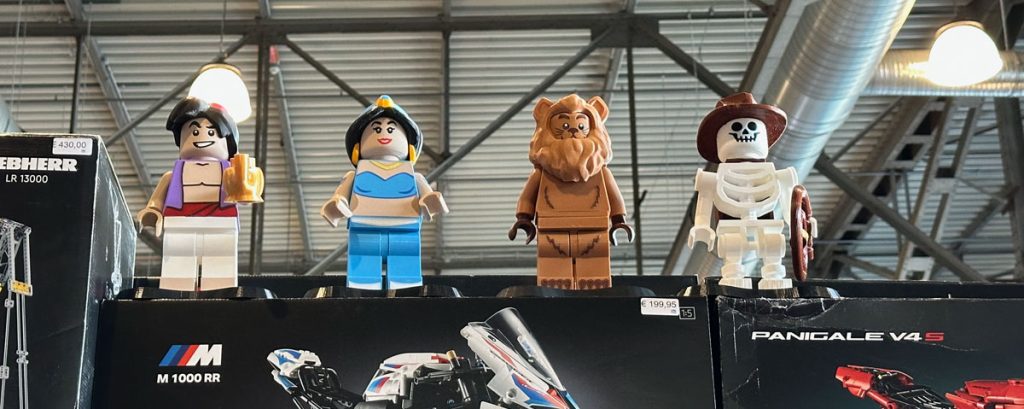 3D‑gedruckten LEGO‑Figuren