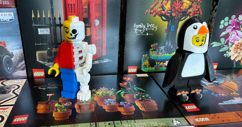 3D‑gedruckten LEGO‑Figuren