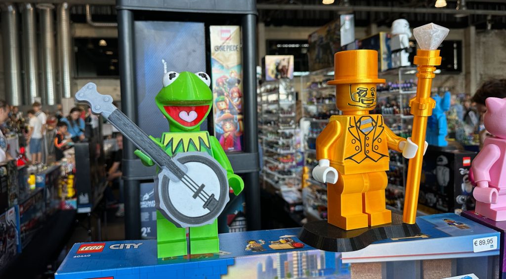 3D‑gedruckten LEGO‑Figuren
