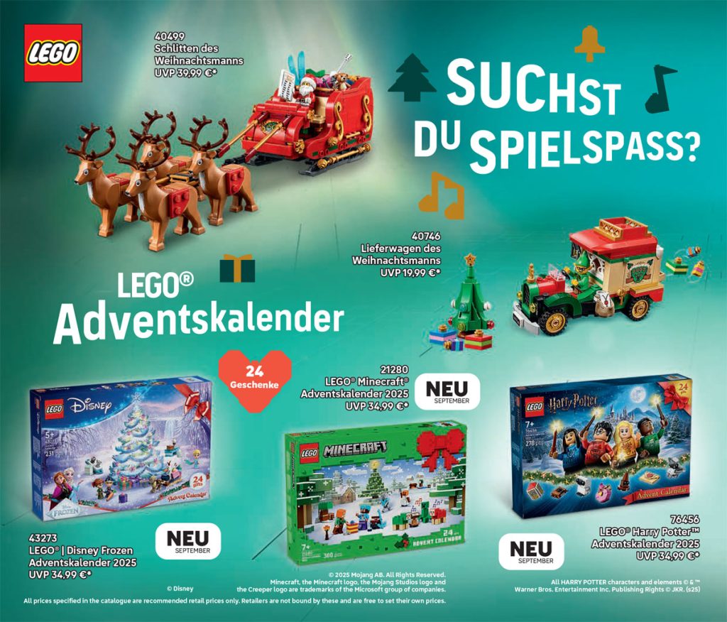 Neuer LEGO Katalog September bis Dezember 2025 ist da