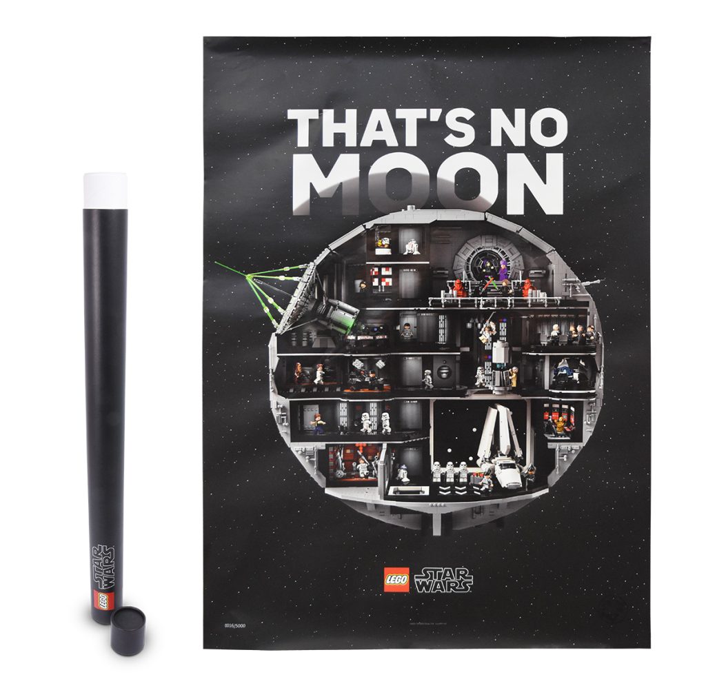 LEGO Todesstern-Riesenposter