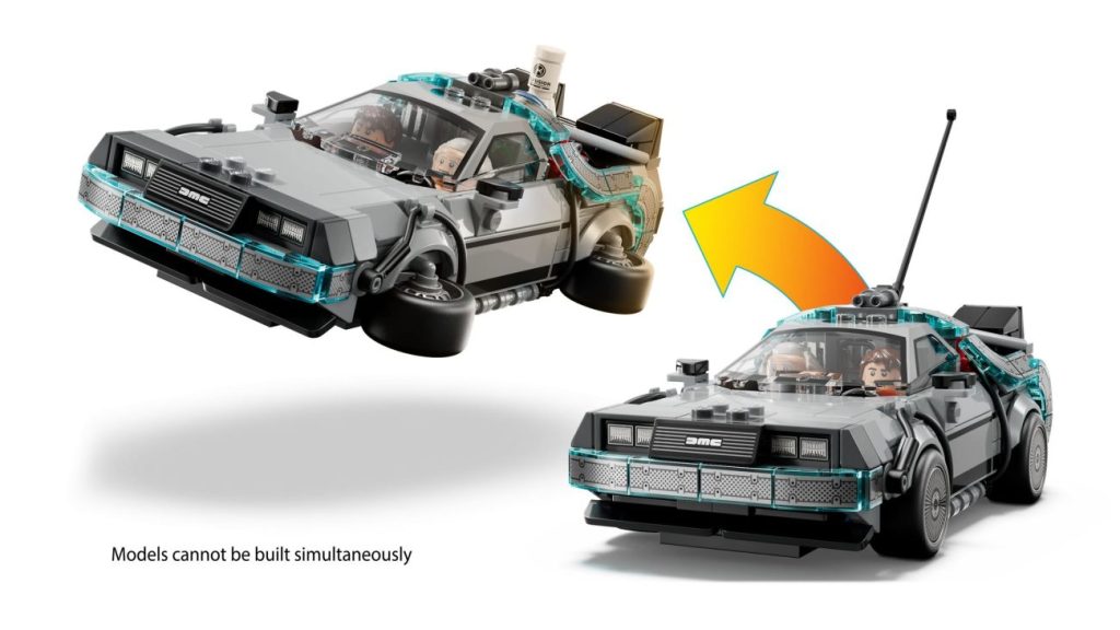 LEGO Speed Champions 77256 Zeitmaschine aus Zurück in die Zukunft offiziell vorgestellt!