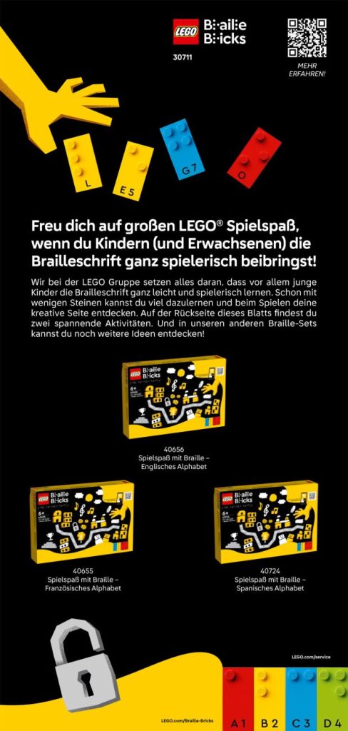 Booklet im LEGO 30711 Polybag