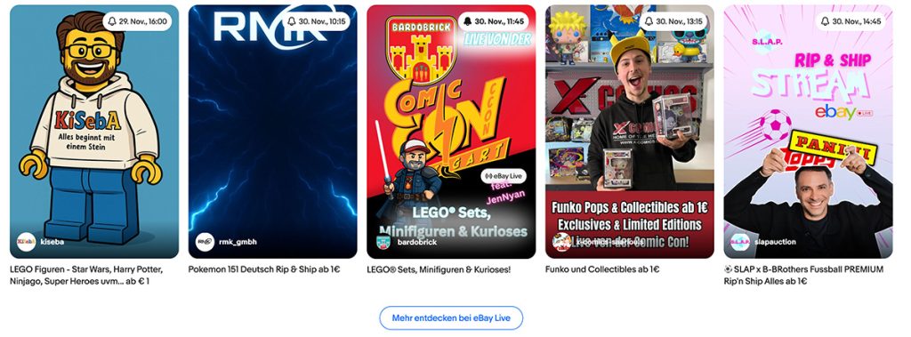eBay Live auf der Comic Con 2025