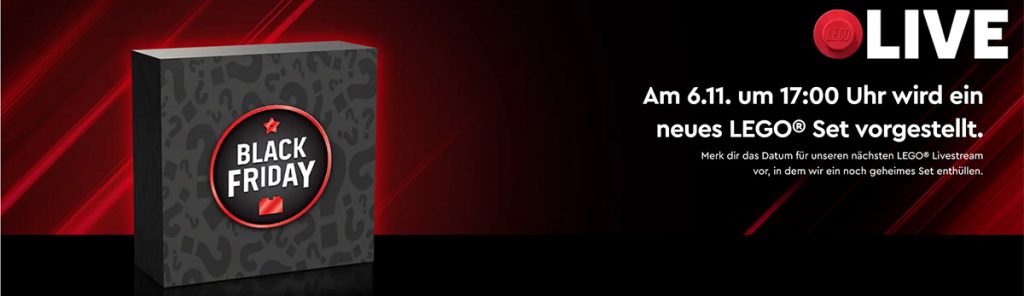 LEGO Black Friday 2025 Live-Stream