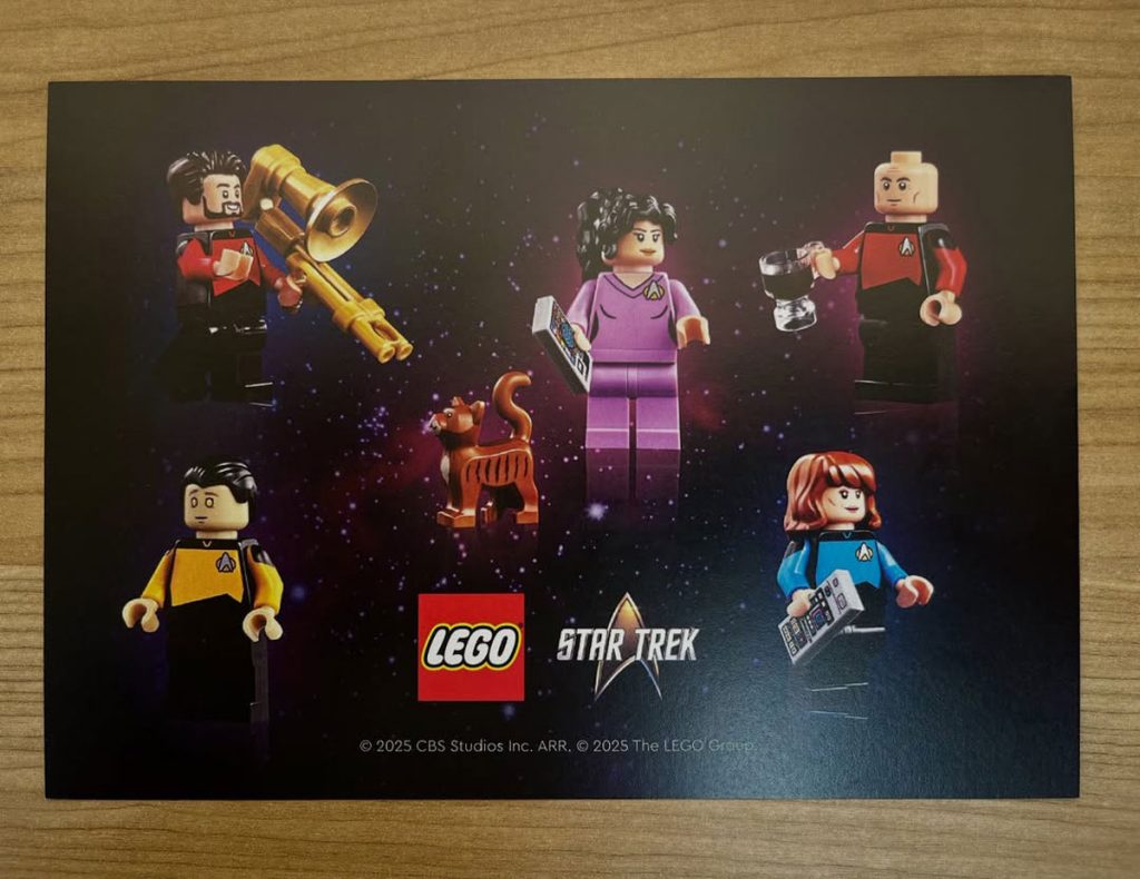 LEGO Star Trek Postkarte