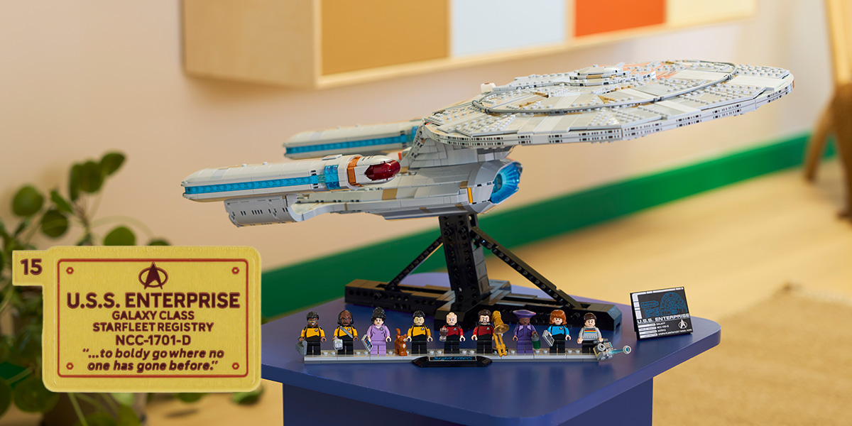 LEGO Star Trek Sticker Typo