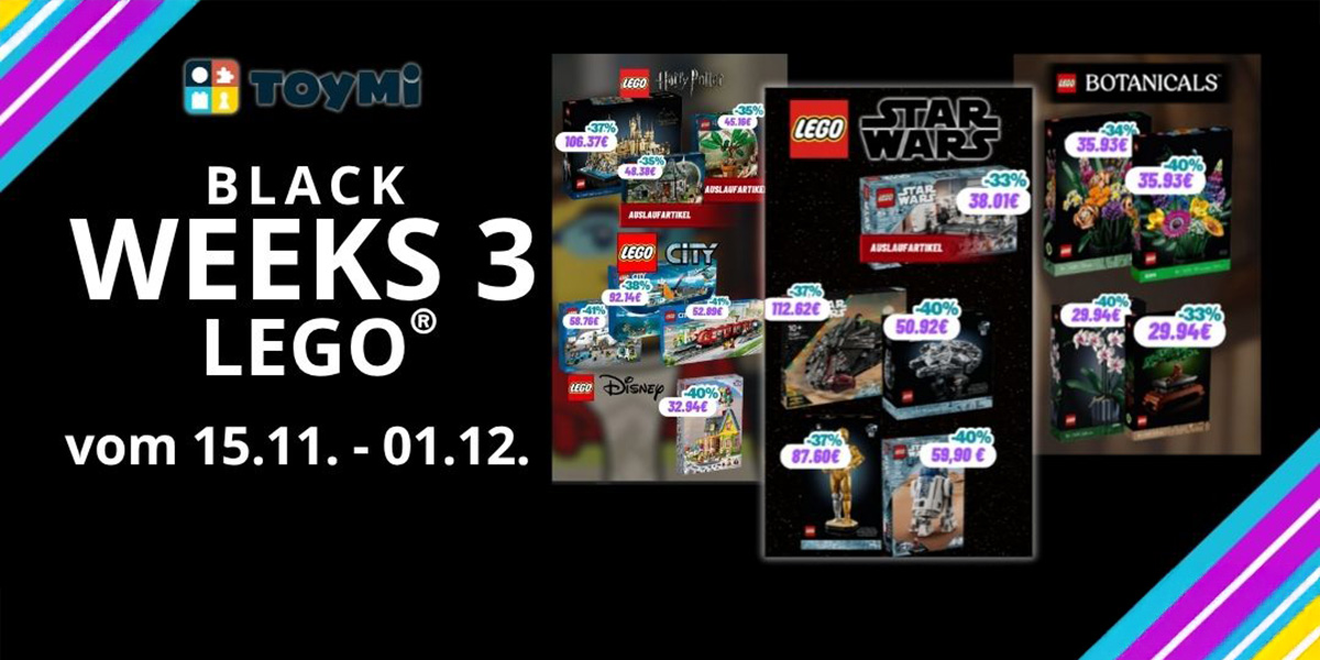 Toymi LEGO Black Weeks 2025
