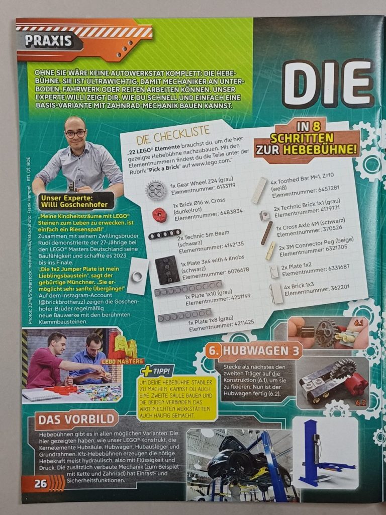 LEGO Technic Magazin 10