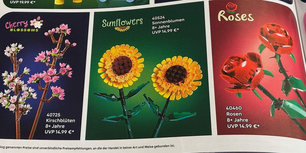 LEGO Blumen Neuauflage