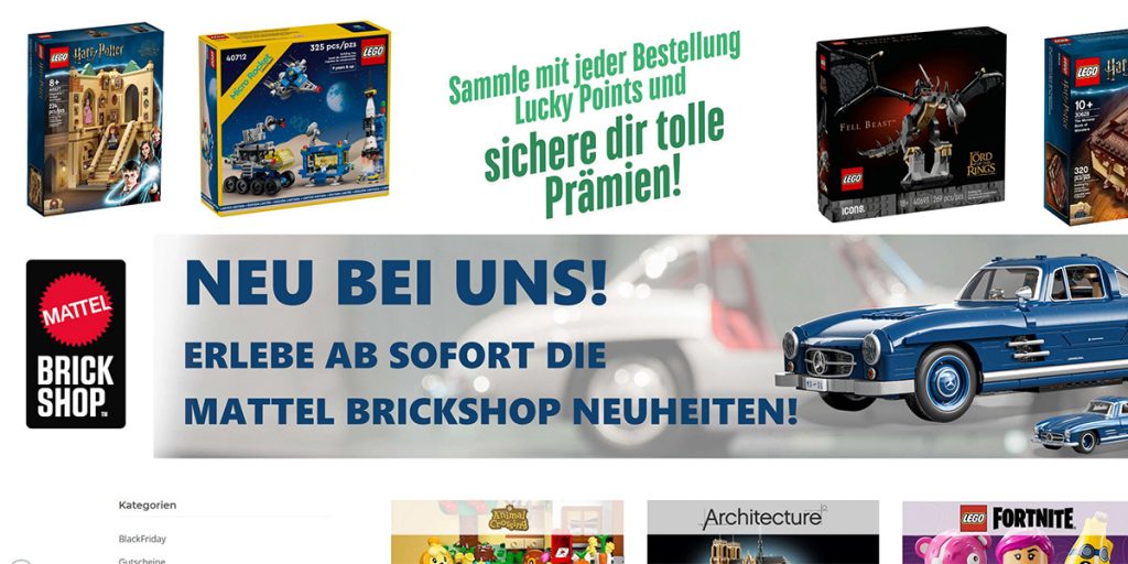 Lucky Bricks Mattel Brick Shop