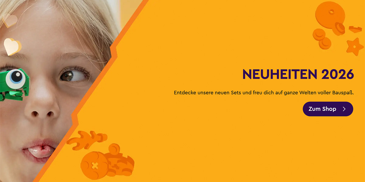 LEGO Shop Header 2026