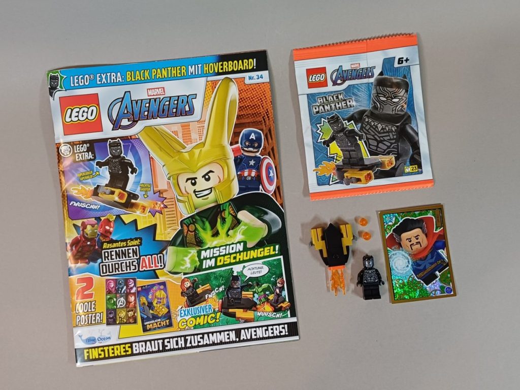 LEGO Avengers Magazin 34 mit Black Panther im Review