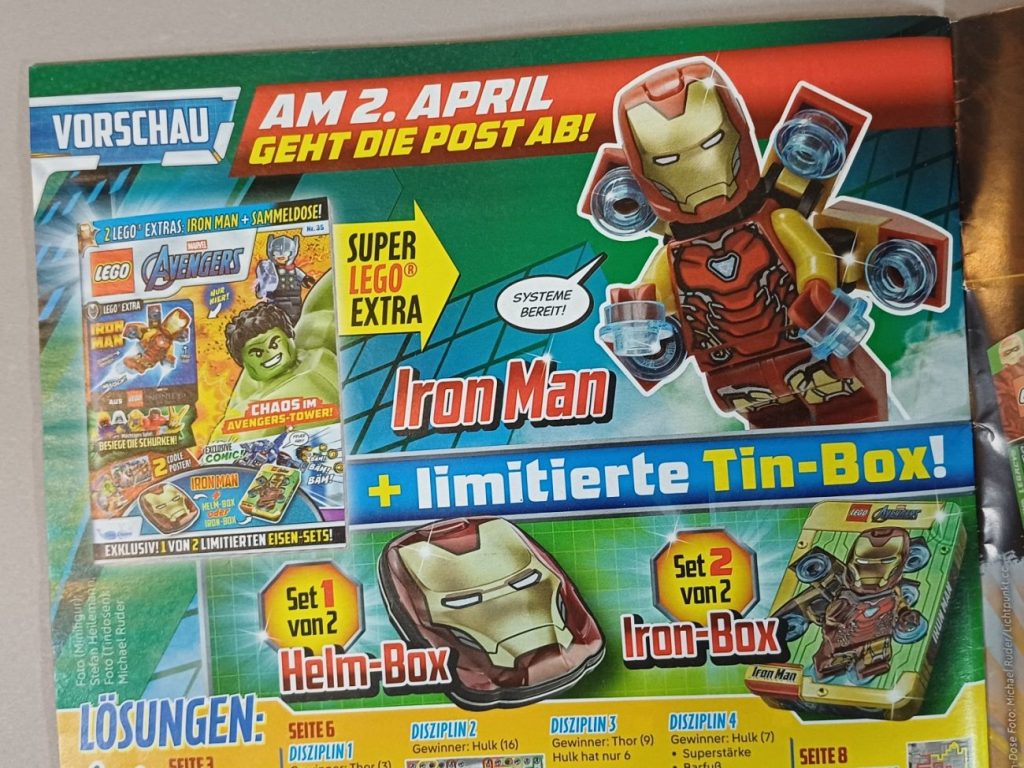 LEGO Avengers Magazin 34 mit Black Panther im Review