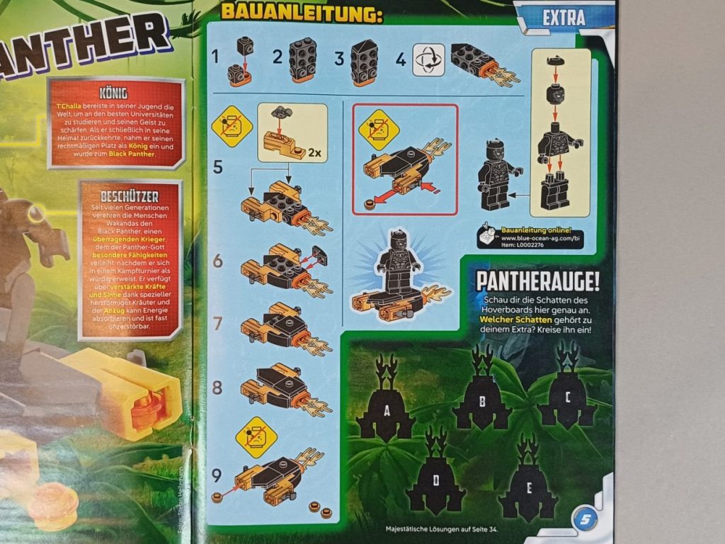 LEGO Avengers Magazin 34 mit Black Panther im Review
