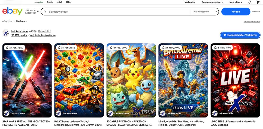 eBay Live Streams zu Pokemon Day 2026 