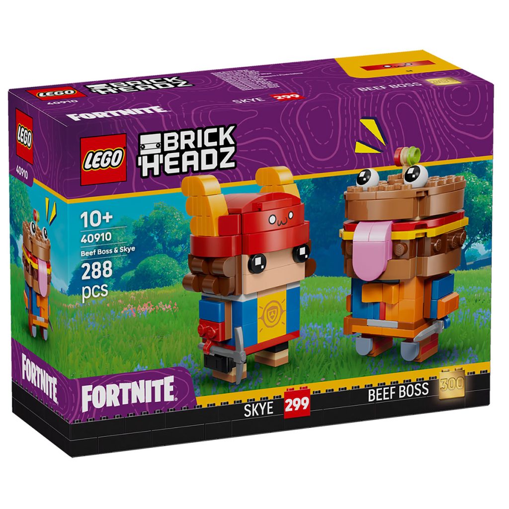 LEGO Fortnite 40910 Beef Boss & Skye BrickHeadz
