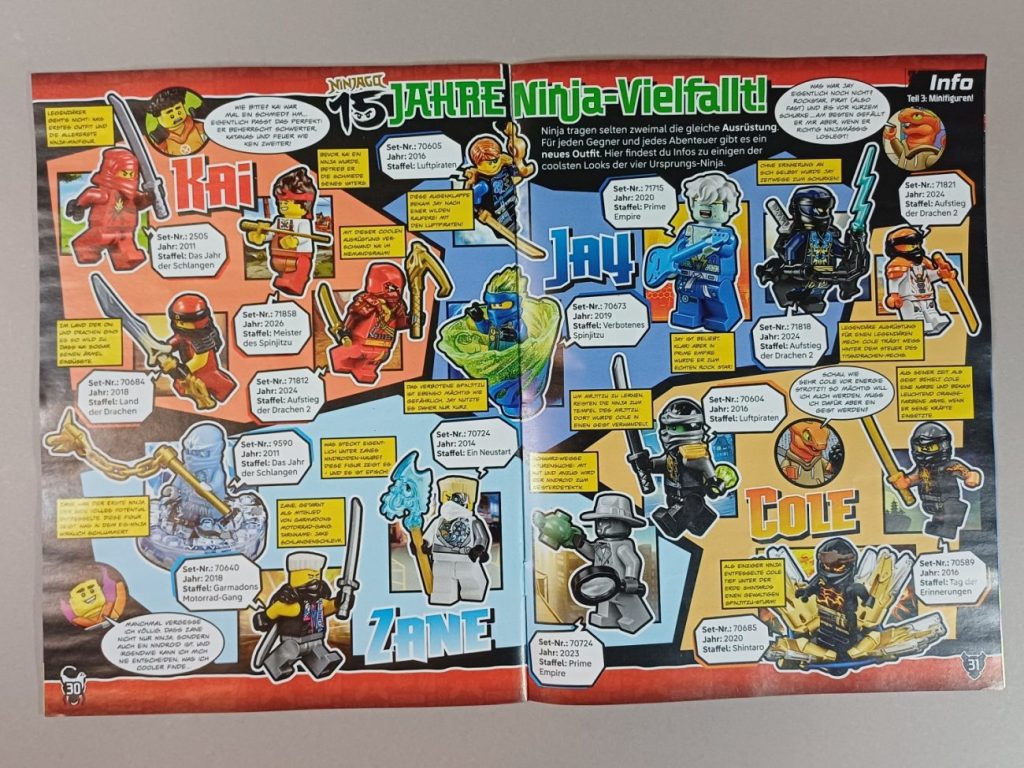 LEGO Ninjago Magazin 138 Drachen Jay Minifigur
