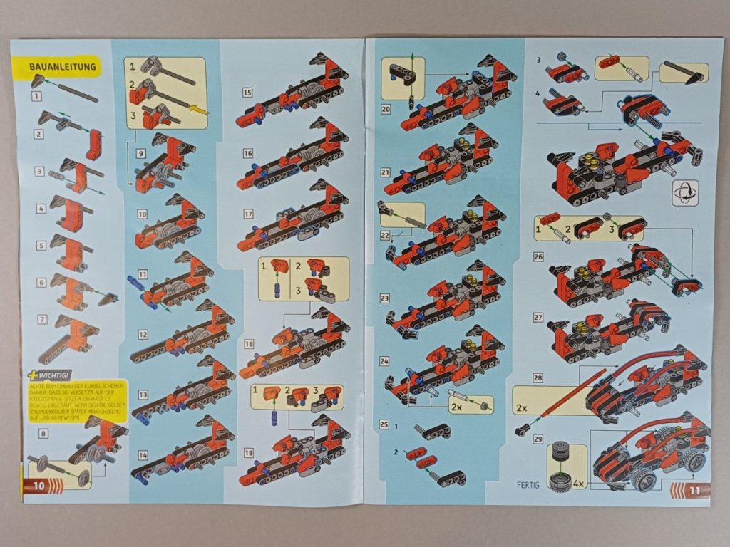LEGO Technic Magazin 11 Sportwagen