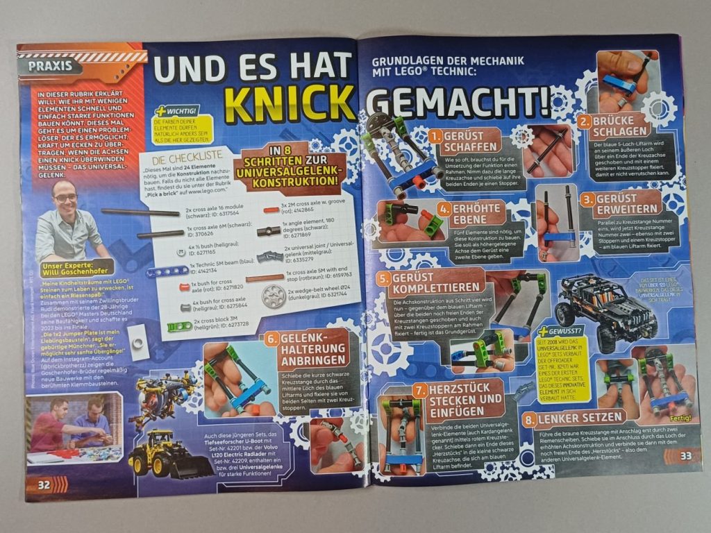 LEGO Technic Magazin 11 Sportwagen