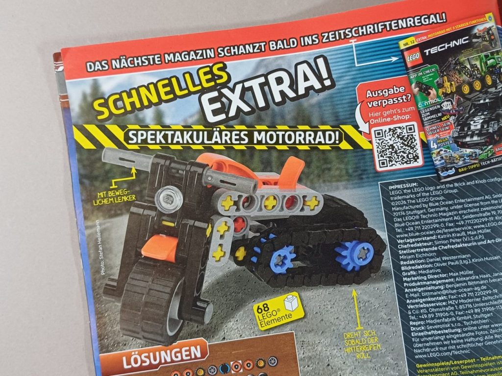 LEGO Technic Magazin 11 Sportwagen