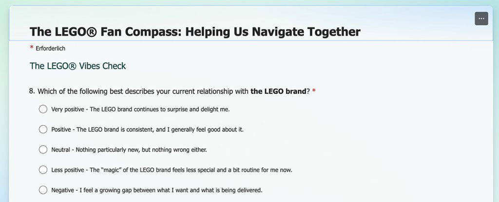 LEGO Fan Compass