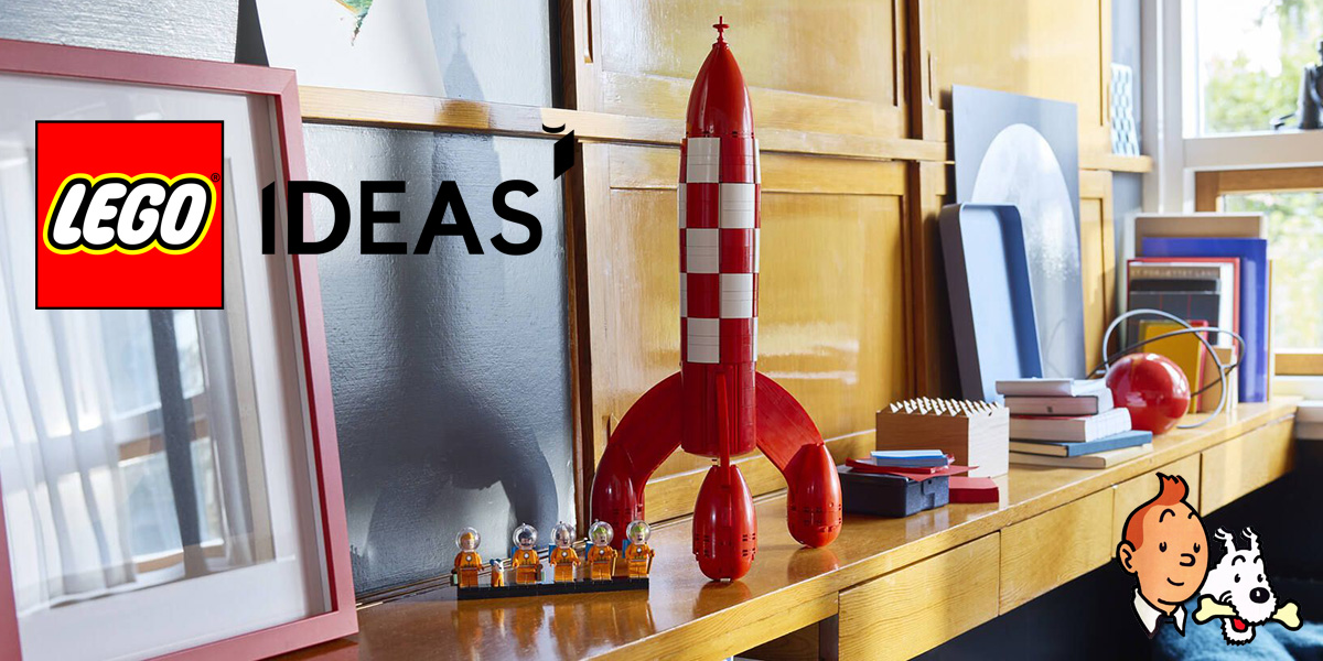LEGO Ideas 21367 Mondrakete von Tim & Struppi