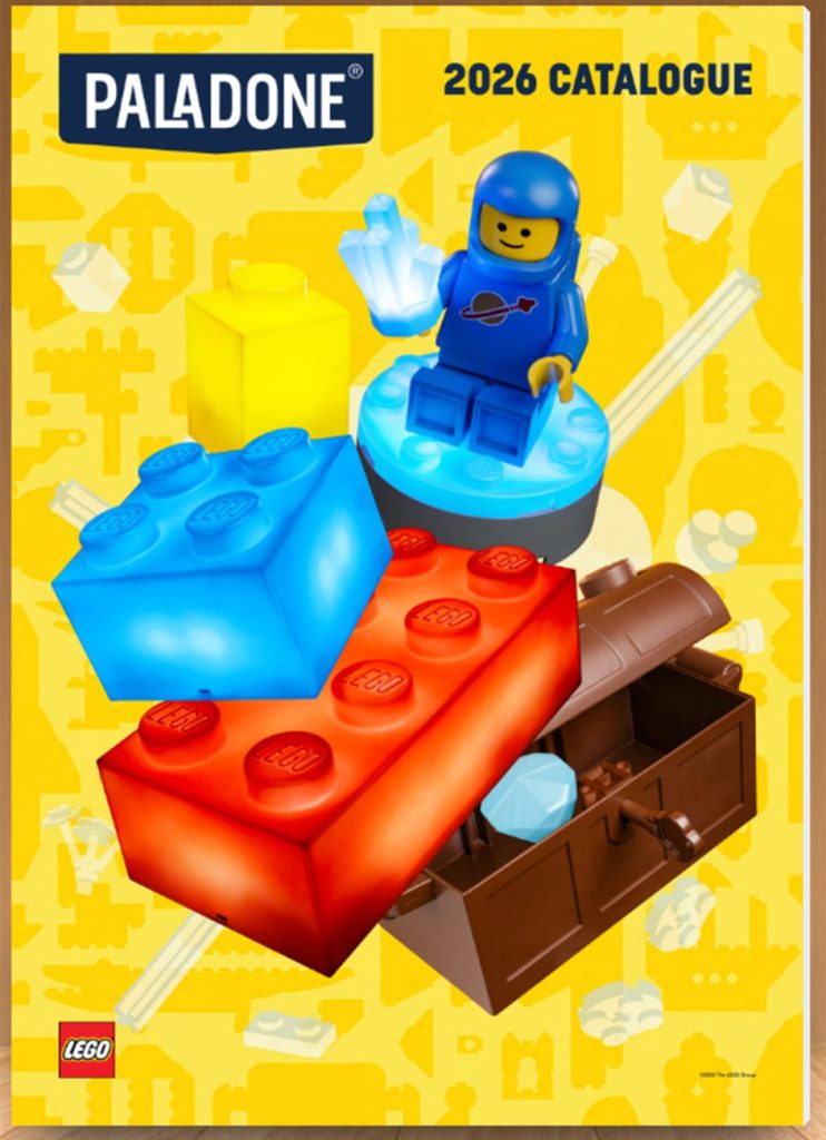 Paladone Händler-Katalog mit LEGO Fan-Artikel für 2026
